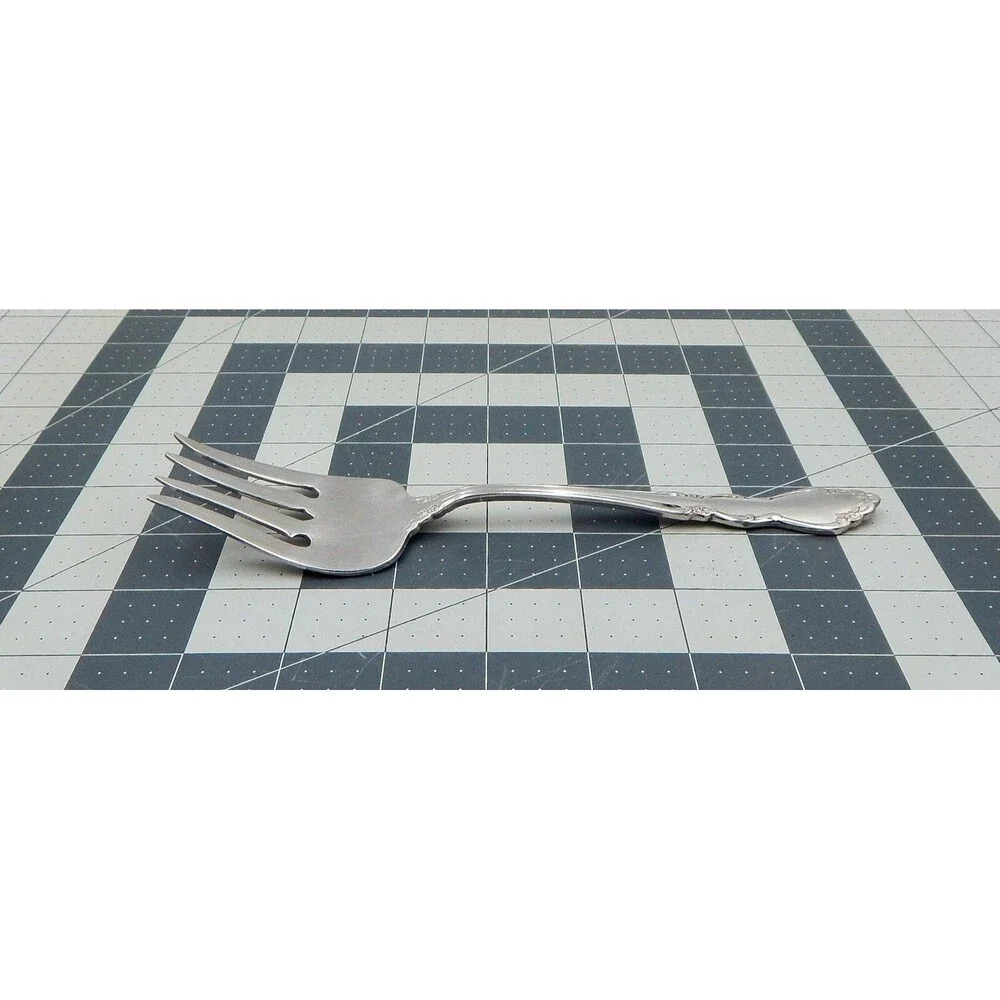 Oneida DOVER Cold Meat Fork Stainless Flatware Glossy 8-1/4 Inch